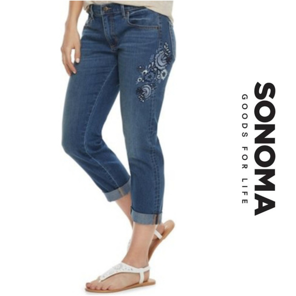 sonoma girlfriend jeans